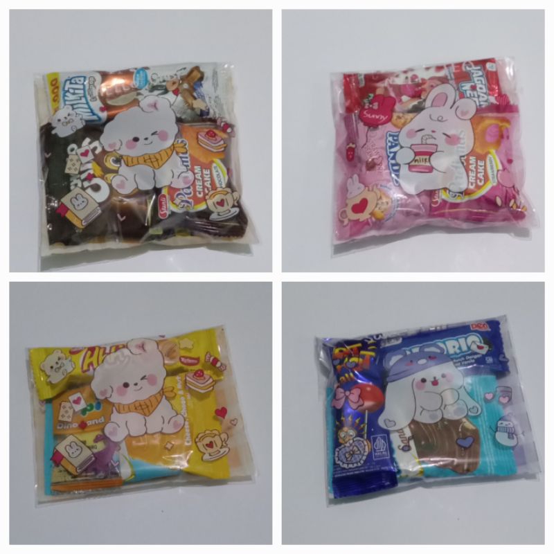 

mini gift snack lucu murah simple cocok untuk segala acara