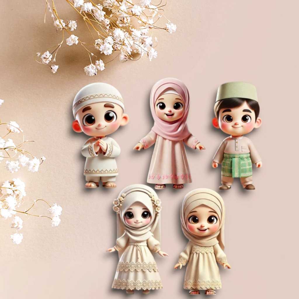 

Amplop 3D Karakter muslim lucu imut gemoy - Cocok untuk Uang Lebaran & Hadiah