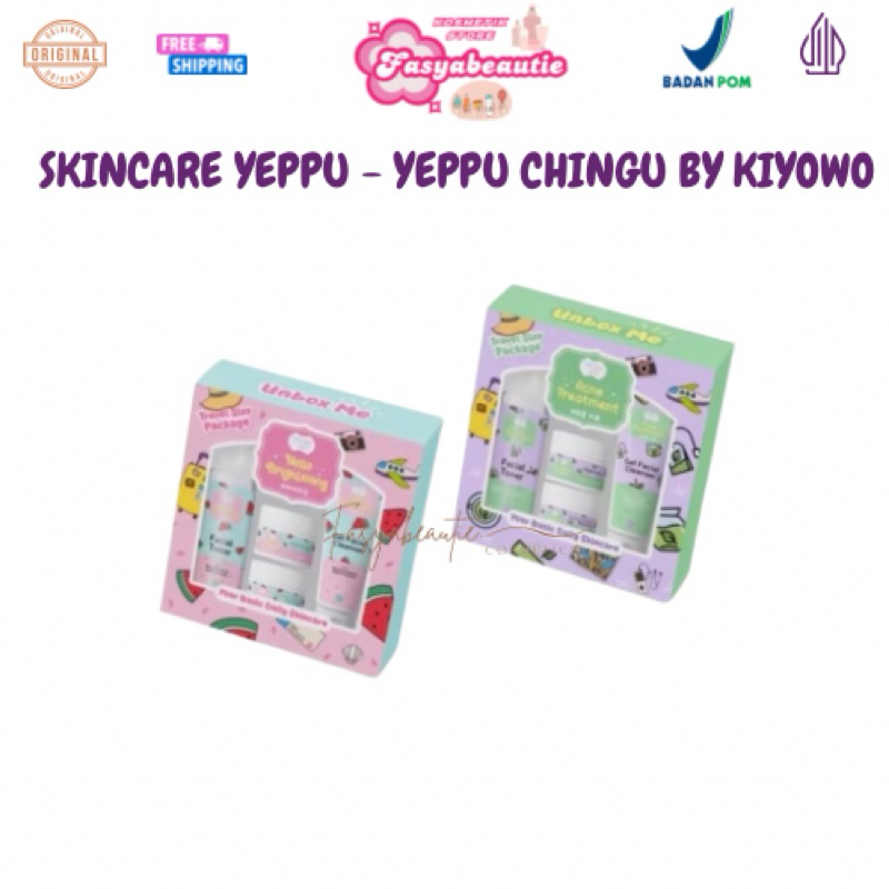 (READY STOK) YEPPU YEPPU BY KIYOWO SKINCARE TRAVEL SIZE SKINCARE YEPPU YEPPU BY KIYOWO BPOM