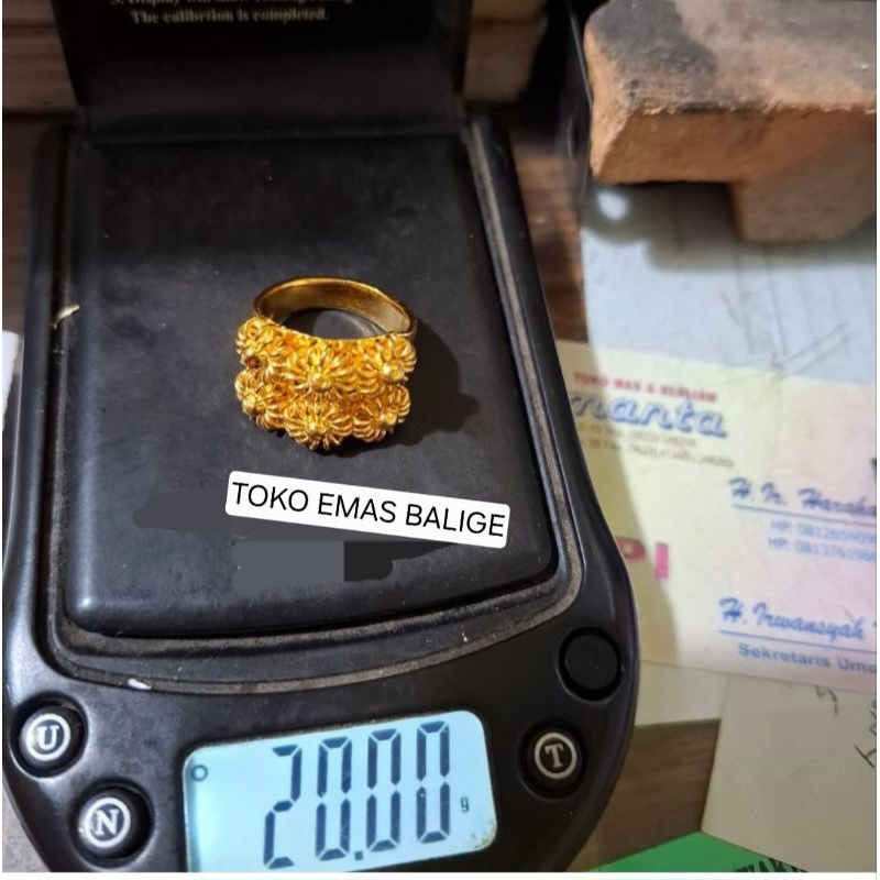 Cicin Matahari 20 gram Emas LM/London 24K kadar 99,9%