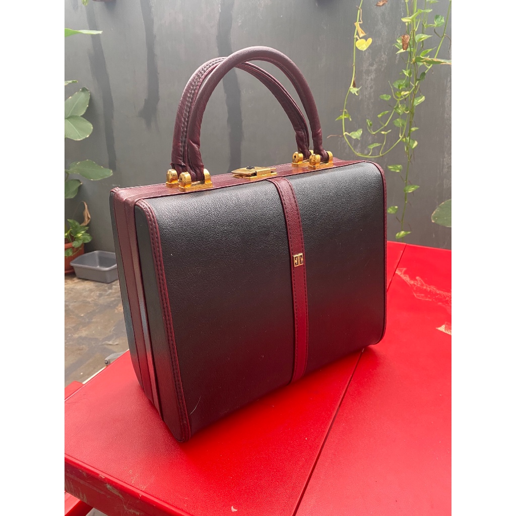 Vintage ORIGINAL Pierre Cardin Paris Hard Case Travel Bag