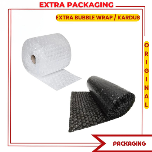 

PACKAGING EXTRA BUBBLE WRAP / KARDUS 100% AMAN
