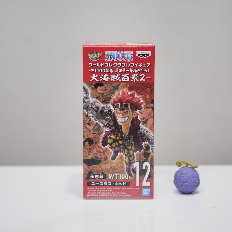 One Piece WCF WT100 Eustass Kid Bandai Spirits Banpresto Original Figure MISB