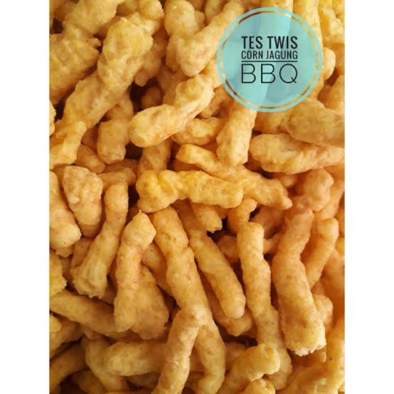 TWIST CORN BBQ TES REPACK (MERK TES) 125gr / 250gr / 500gr / 1 Kg Cheetos Repack Rasa Barbeque