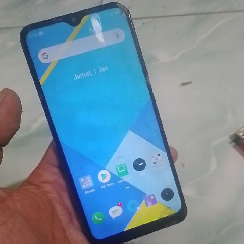 hp realmi c2 minus lcd pca sentuh aman joss salabi nya aman