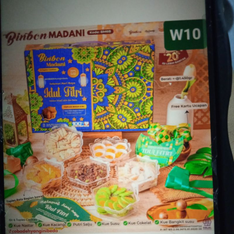 PROMO mainan paket kue lebaran bingkisan binbon madani w10