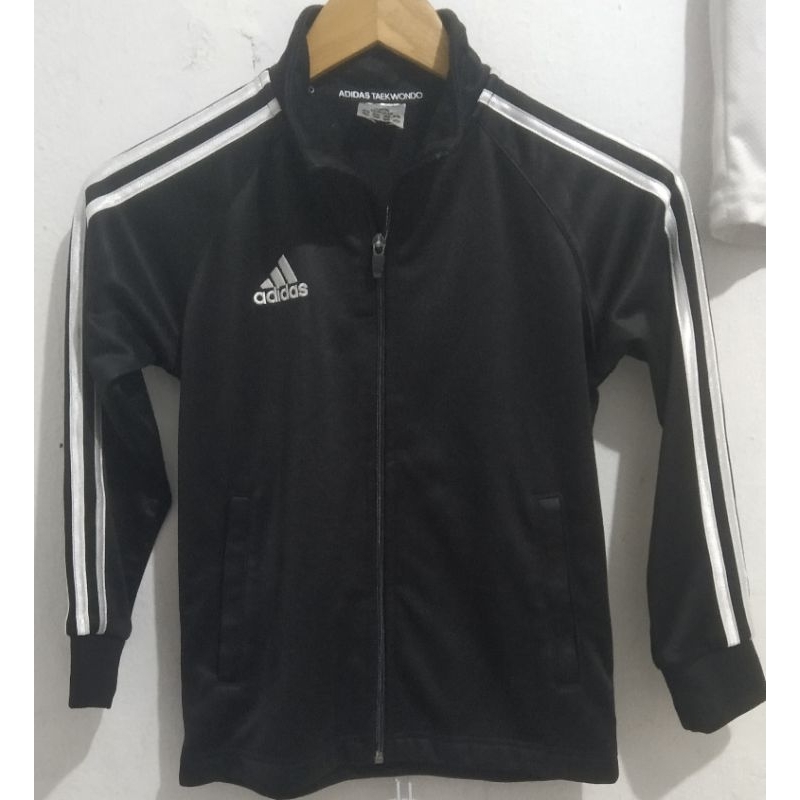 Tracktop Adidas Taekwondo original 3 Stripe anak