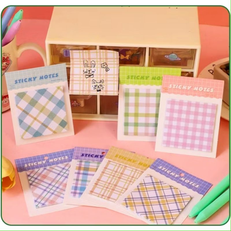 

Sticky note motif memo kertas catatan buku tulis kecil mini kertas kecil tulisan kertas pesan
