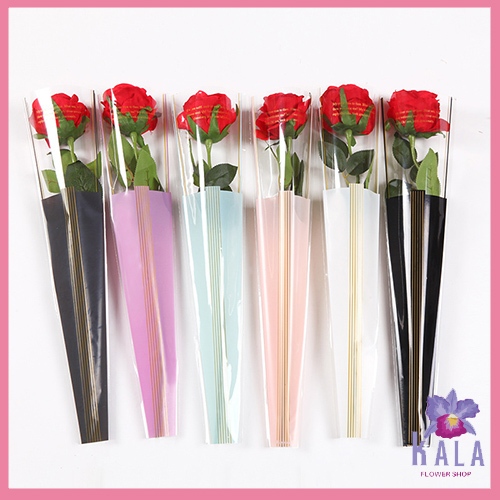 

Plastik buket bunga instan single flower SF12