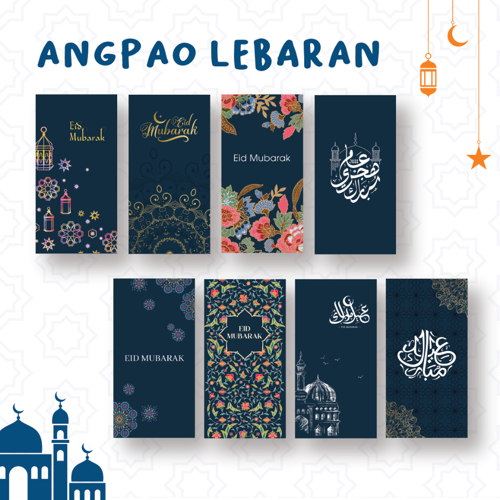 

AMPLOP THR TEBAL PREMIUM | Amplop Lebaran Idul Fitri isi 6 pcs
