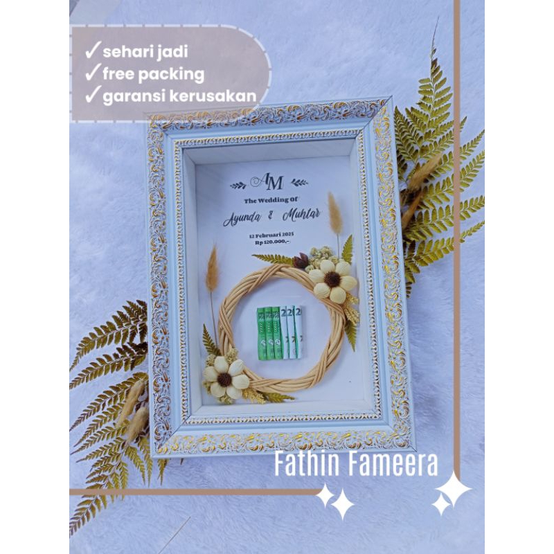 mahar bingkai rustic 3D