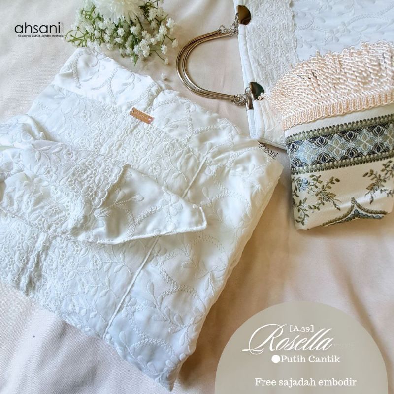 Mukena Terusan Sutra Super ORI Rosella A.39 By Ahsani