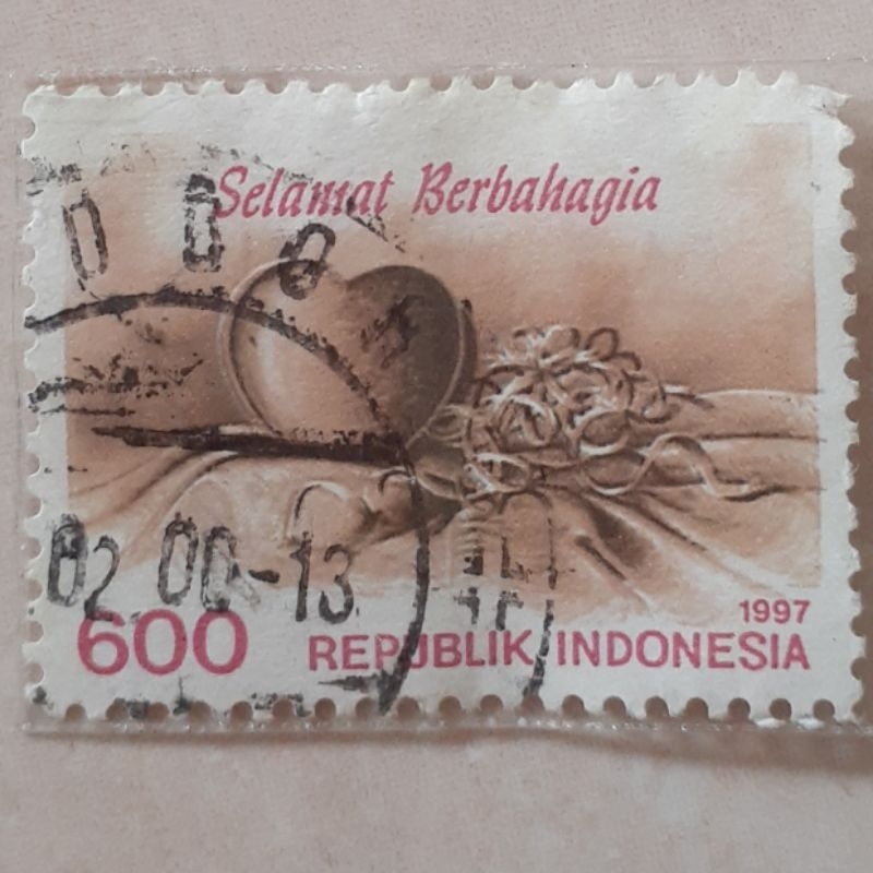 

Perangko Indonesia Selamat Ulang Tahun dan Selamat Berbahagia (Selamat Berbahagia Rp 600) Tahun 1997