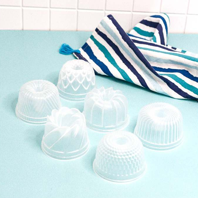 Cetakan Puding Plastik Aneka Motif | Loyang Pudding Agar Ager