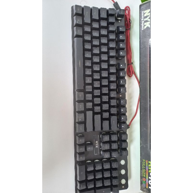 PRELOVED - KEYBOARD GAMING  NYK KR-101 RGB