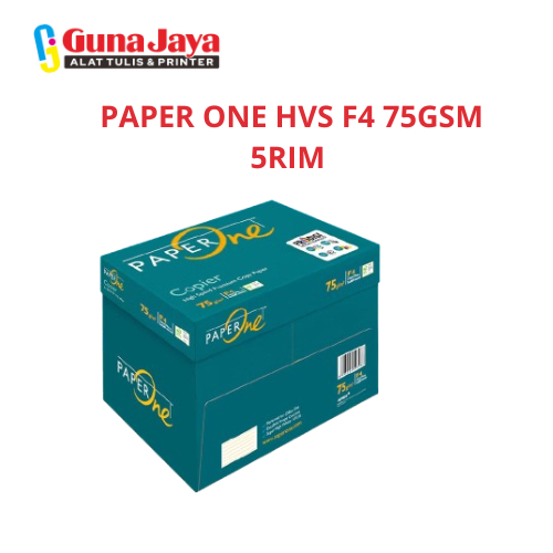 

PAPER ONE HVS F4 75GSM 5RIM / SATU DUS (KHUSUS INSTAN)