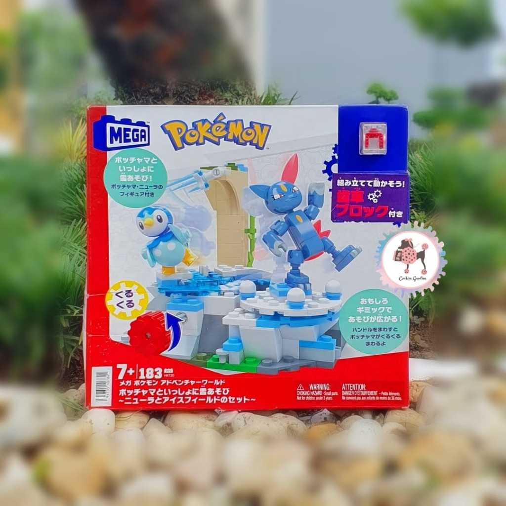 Mega Pokemon Piplup and Sneasel Snow Day