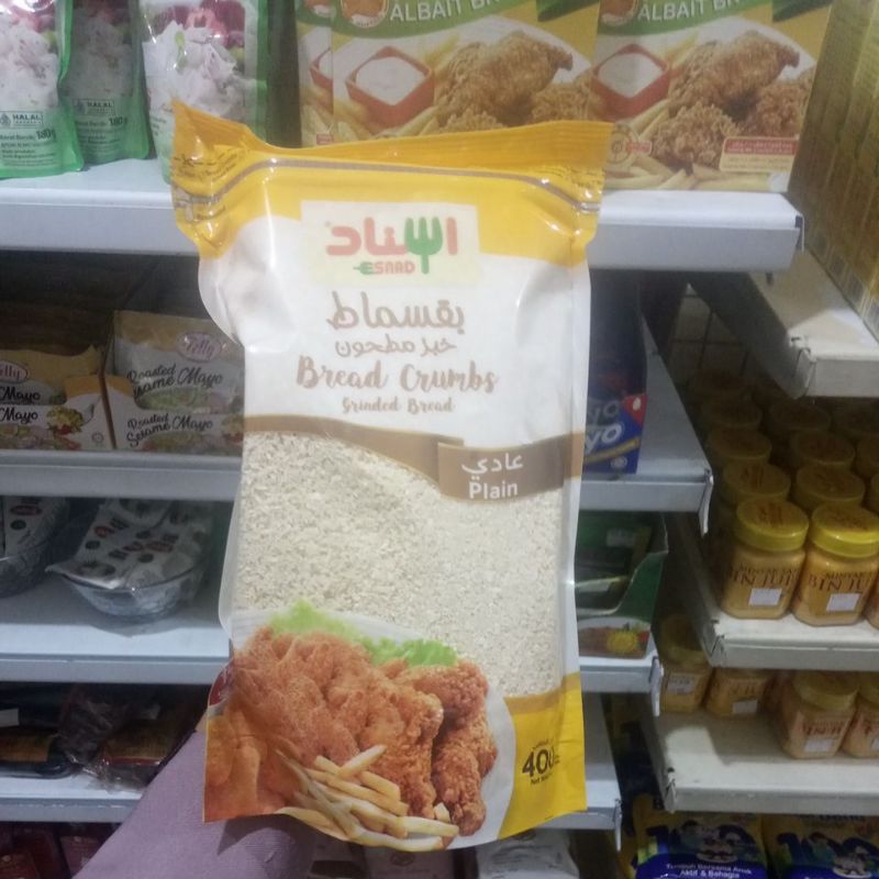 

Esnad Bread Cumbs grinded Bread Plain berat bersih 400 gr