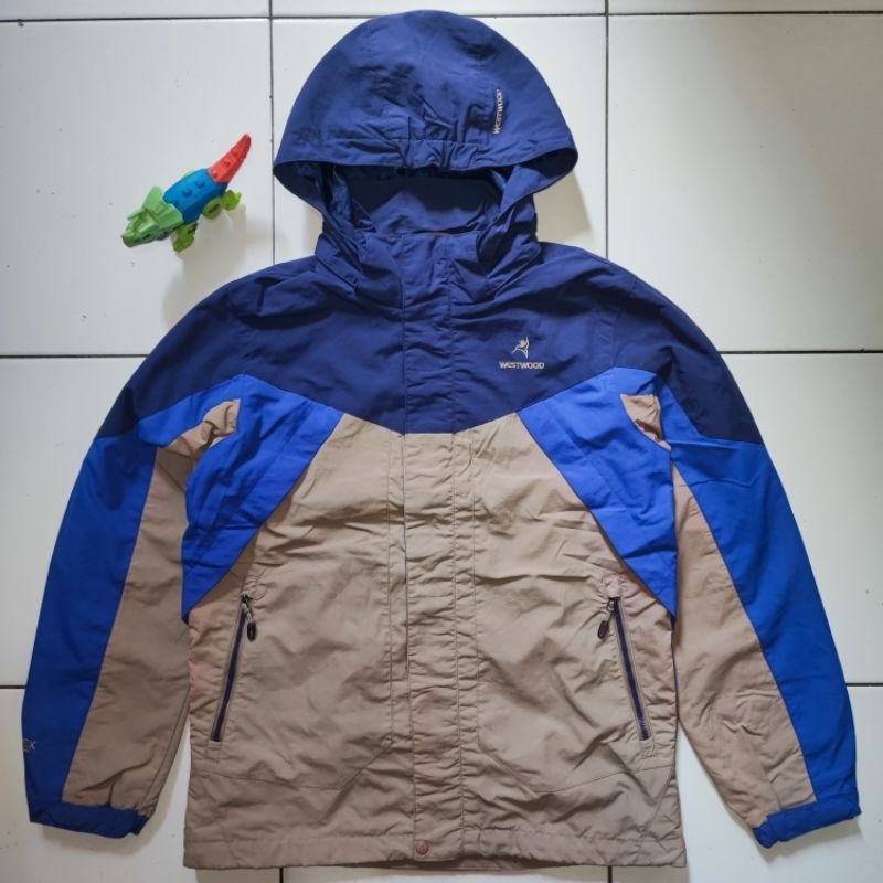 Jaket Outdoor Anak WESTWOOD Xenotex Technology Colorblock Original 100% Second Second Preloved Gunun