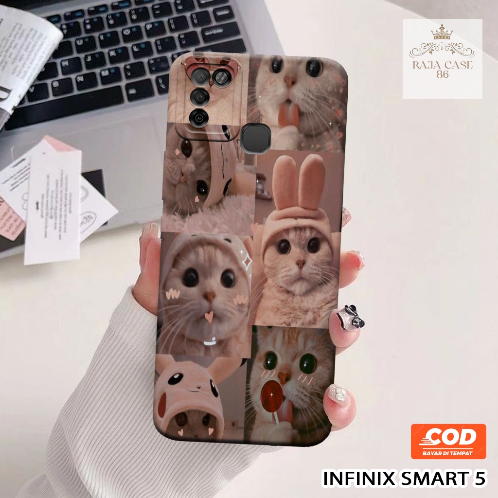 Softcase Infinix Smart 5 - Rajacase - Case Infinix Smart 5 - Motif Case Aesthetic - Case Infinix Sma