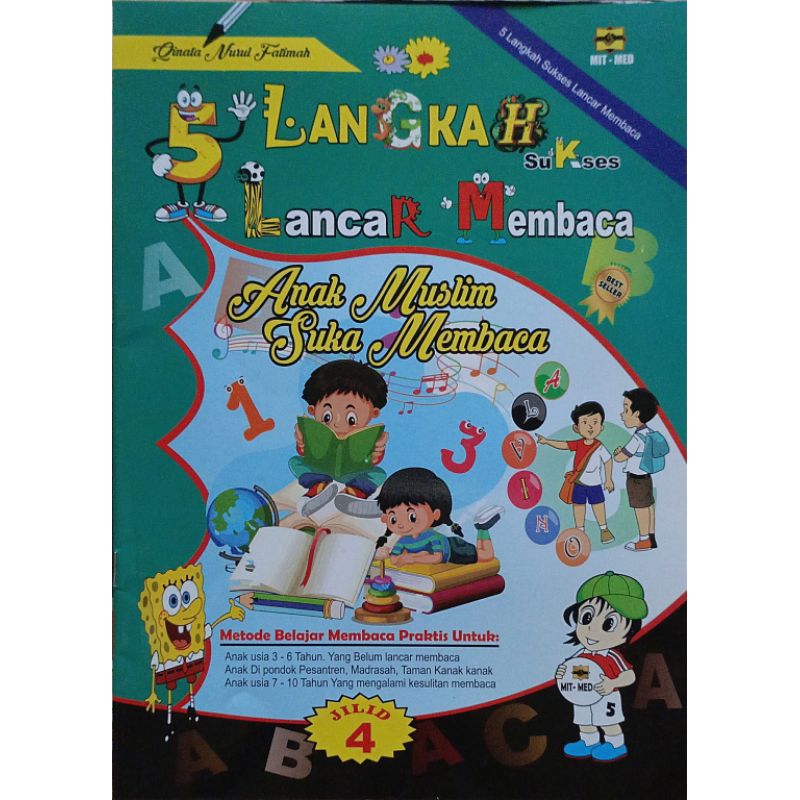 buku anak muslim suka membaca ukuran besar 20x29 kwarto