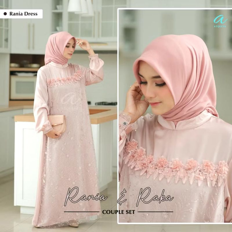 Gamis Brukat Rania by Atqeeya