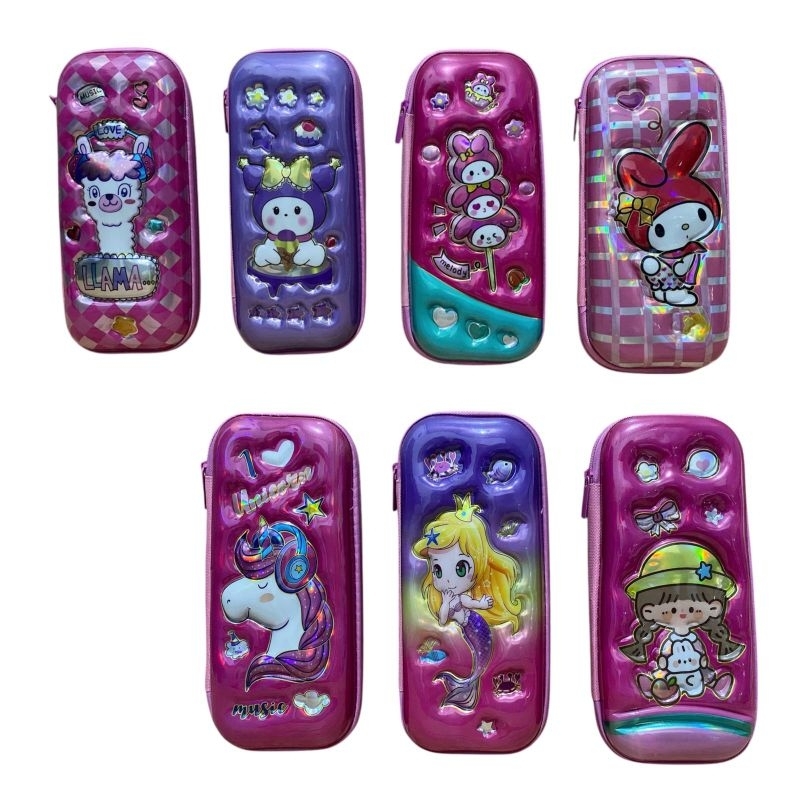 

Tempat Pensil 3D Timbul New Karakter for Girl