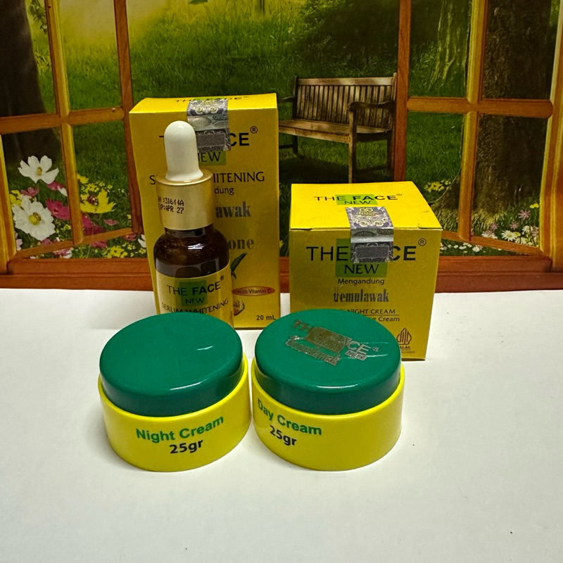 [BPOM] PAKET THE FACE Cream Temulawak 3in1