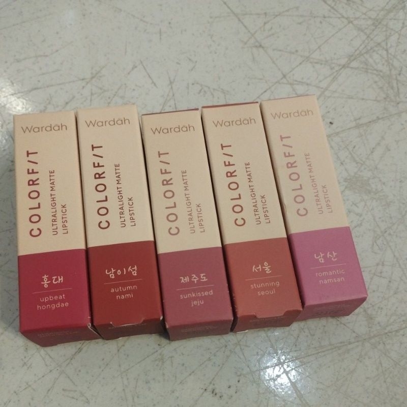 Wardah Ultralight Lipstik Korean Edition
