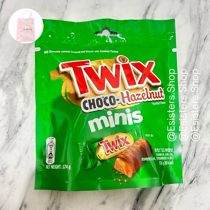 

Twix Chocolate Choco Hazelnut Minis Cokelat | Coklat Twix Minis Cokelat Import