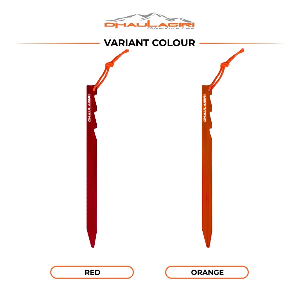 Pasak Tenda Dhaulagiri 03 Alumunium Alloy - Pasak Tenda Camping Gunung - Pasak Ultralight / Kokoh / 