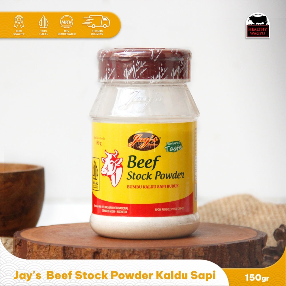 

JAYS BEEF STOCK POWDER (KALDU SAPI BUBUK) NON MSG 150GR Healthy Wagyu