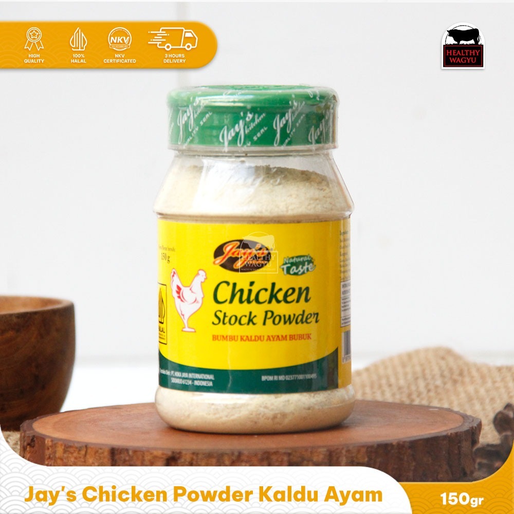 

JAYS CHICKEN POWDER (KALDU AYAM BUBUK) NON MSG 150GR Healthy Wagyu
