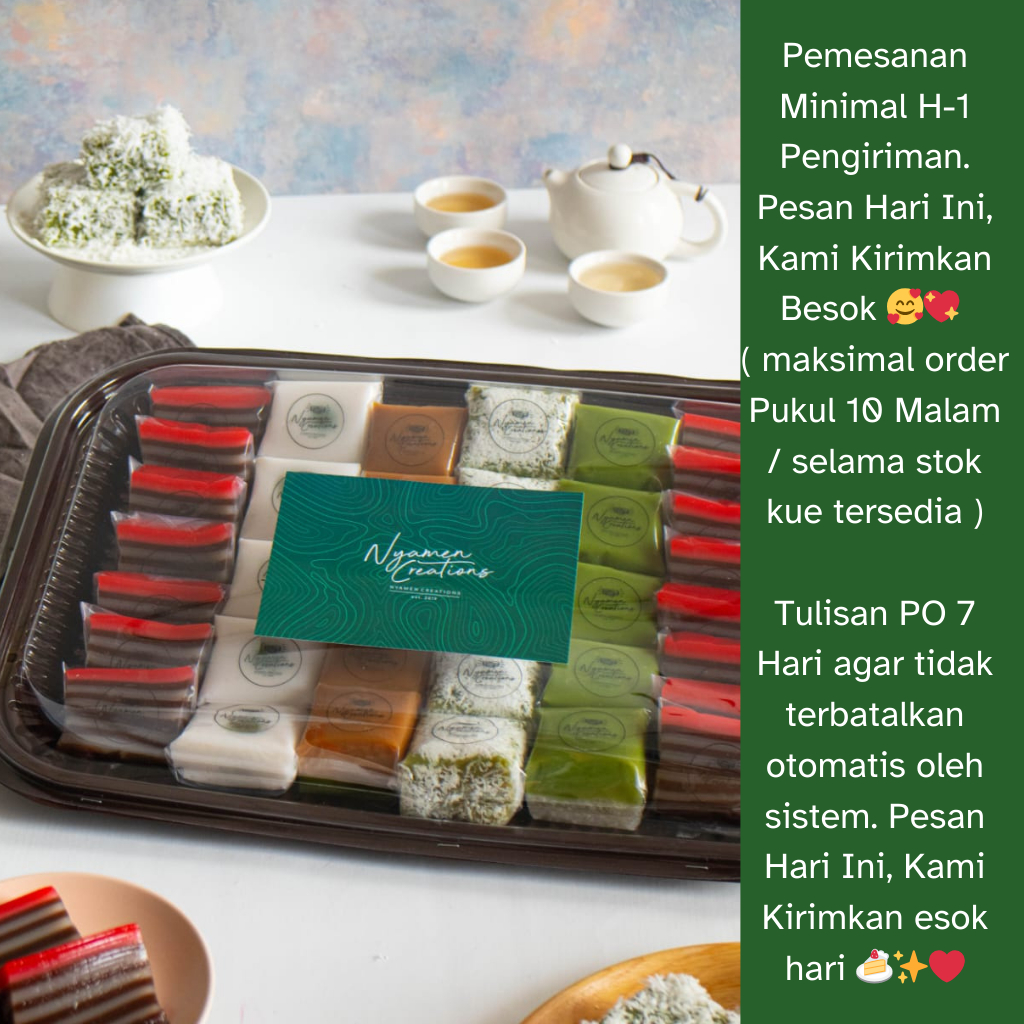 

Kue Basah Tradisional Hampers Tampah Brownies Jakarta