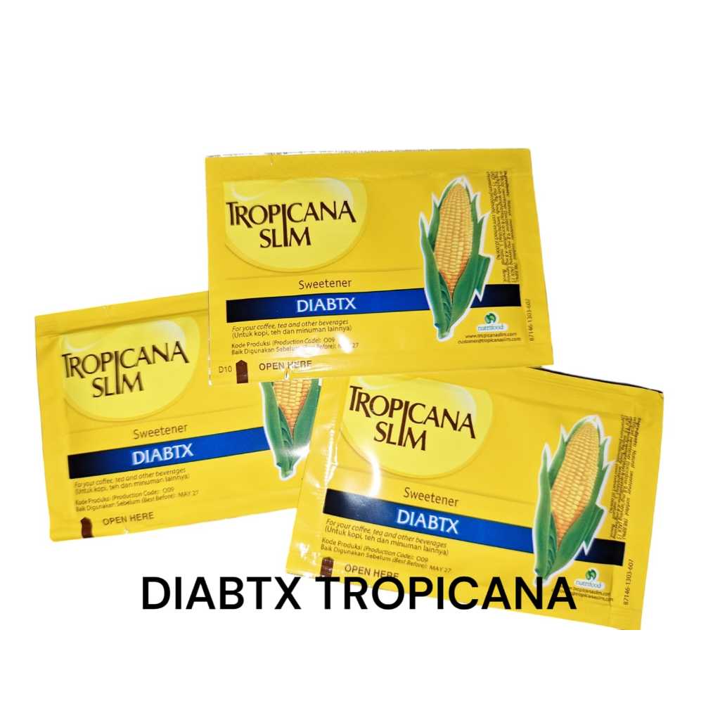 

TROPICANA SLIM SWEETENER DIABTX 1 repack isi 30 sachet produk HALAL