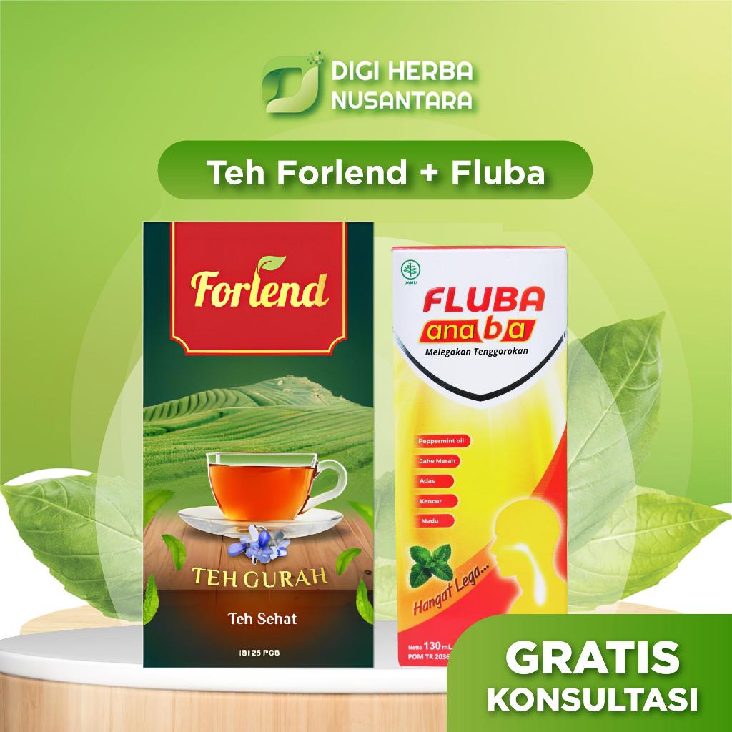 

[BUNDLING] Forlend Teh Gurah Original + Fluba Anaba Melegakan Tenggorokan dan Hidung Tersumbat