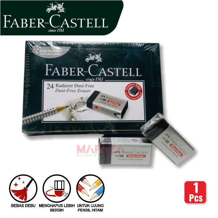 

1 [ Pcs] Faber-Castell Penghapus Pensil EBTA & SPMB - Pencil Eraser