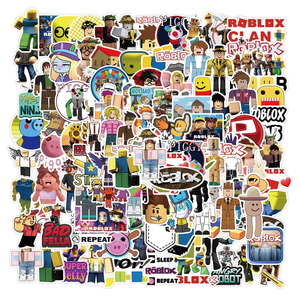 

stiker Roblox Anak Sticker WaterProof Premium isi 24 pcs