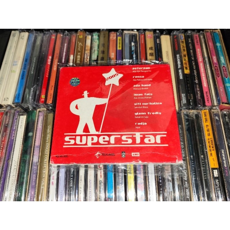 CD Musik Kompilasi Superstar 2005 Peterpan, Rossa, Ada Band, Glenn Fredly, Radja, Chrisye, Project P