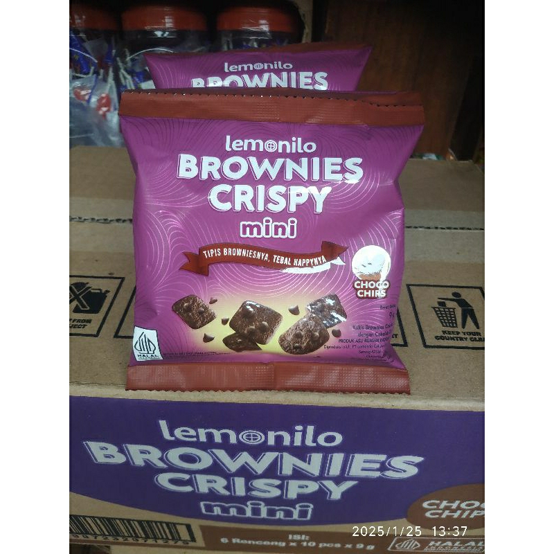 

lemonilo brownies crispy mini coklat 10 pcs