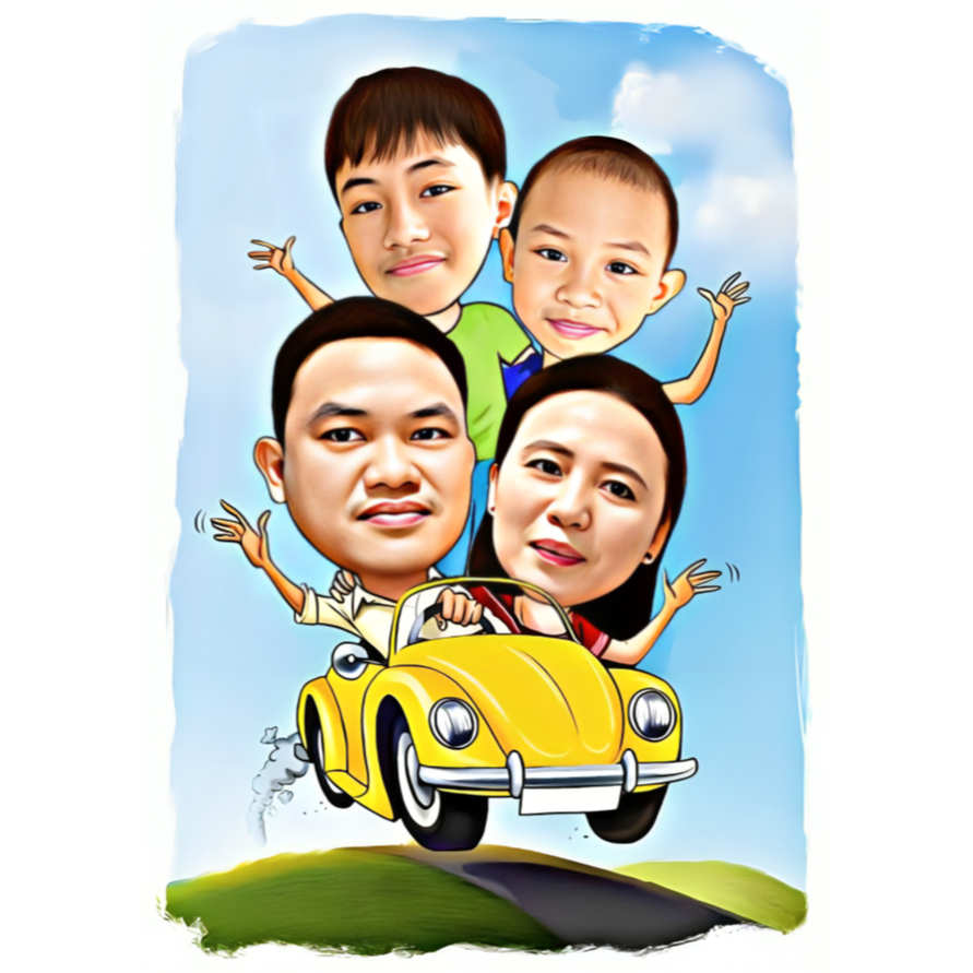 PENAMBAHAN WAJAH KADO KARIKATUR,BINGKAI MDF,KADO ULANG TAHUN,KADO PACAR