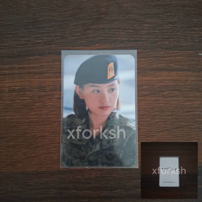 PHOTOCARD OFFICIAL KIM JI WON YOO MYUNGJOO DESCENDANTS OF THE SUN DOTS OST DRAMA