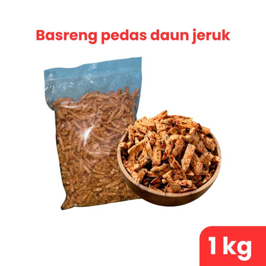 

[1 KG] BASRENG PEDAS DAUN JERUK 1KG kiloan baso goreng renyah asin pedas termurah