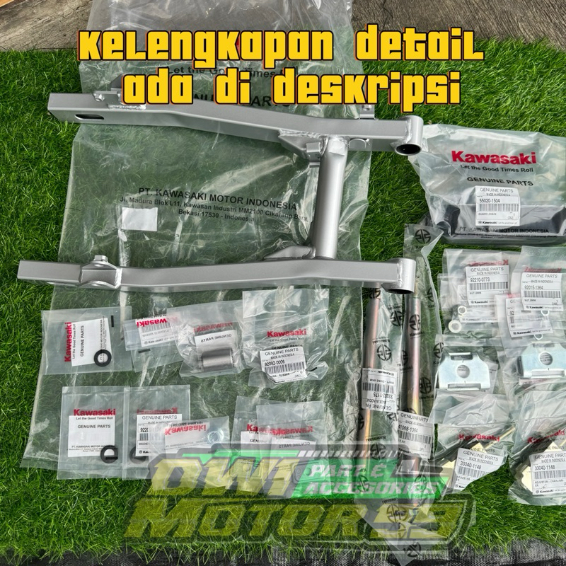 SWING ARM KAWASAKI KAZE ORIGINAL BARU SET PNP HONDA CB BEGEL PANJANG AREM KAZE ORIGINAL PNP CB PNP G