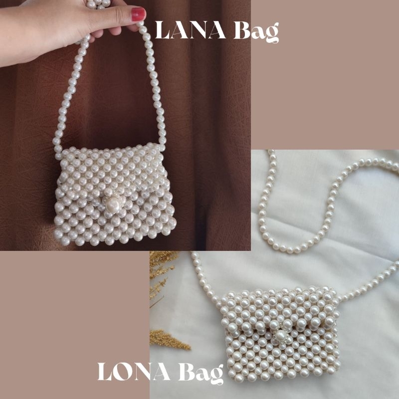 Tas Manik LANA LONA|Mini Beads Bag/Tas Manik Anak/Tas Mutiara