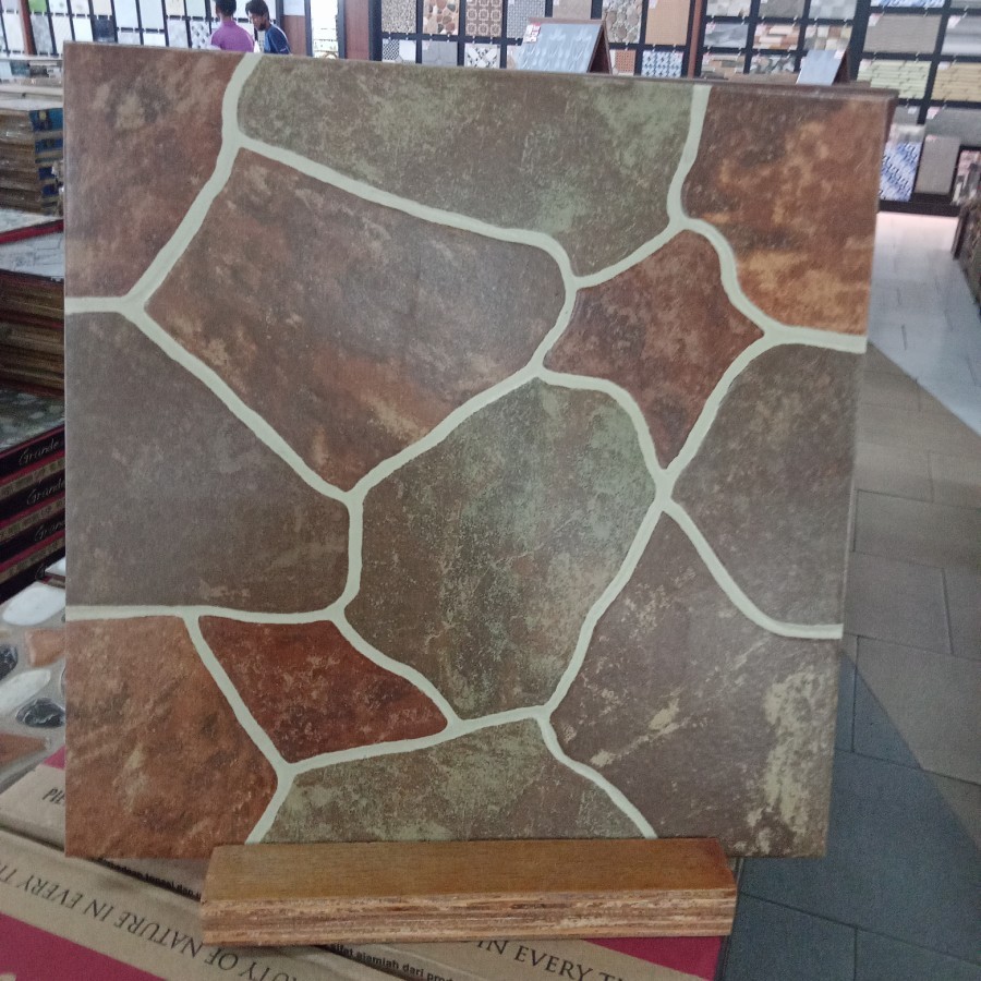 kramik lantai 40x40 centro escada corcoal