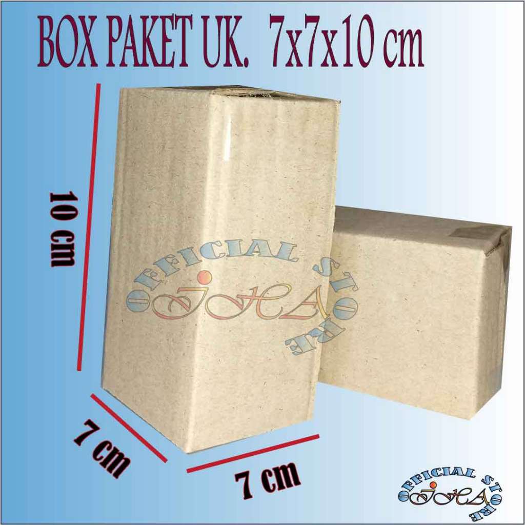 

Kardus ukuran 7x7x10 cm box packing dus packaging karton box murah