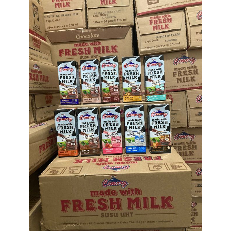 

Susu Cimory Freshmilk UHT 250 ml Varian Lengkap