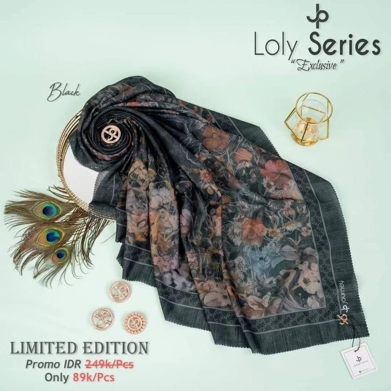 Loly Black By Journey Scarves Original JP Journey Premium