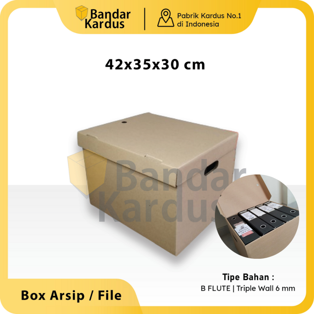 

BOX ARSIP KARDUS DOKUMEN ARSIP UKURAN 42X35X30 | KARDUS BOX ARSIP TEBAL | DOKUMEN ARSIP